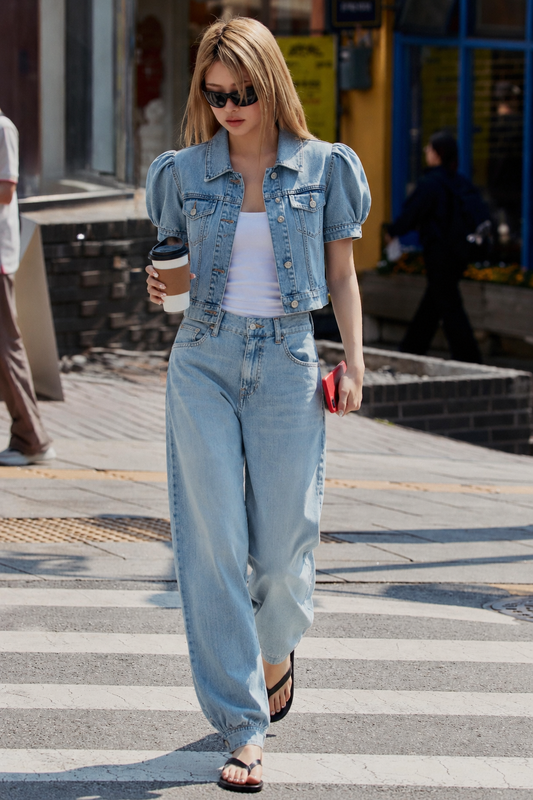 Veste Jean Courte