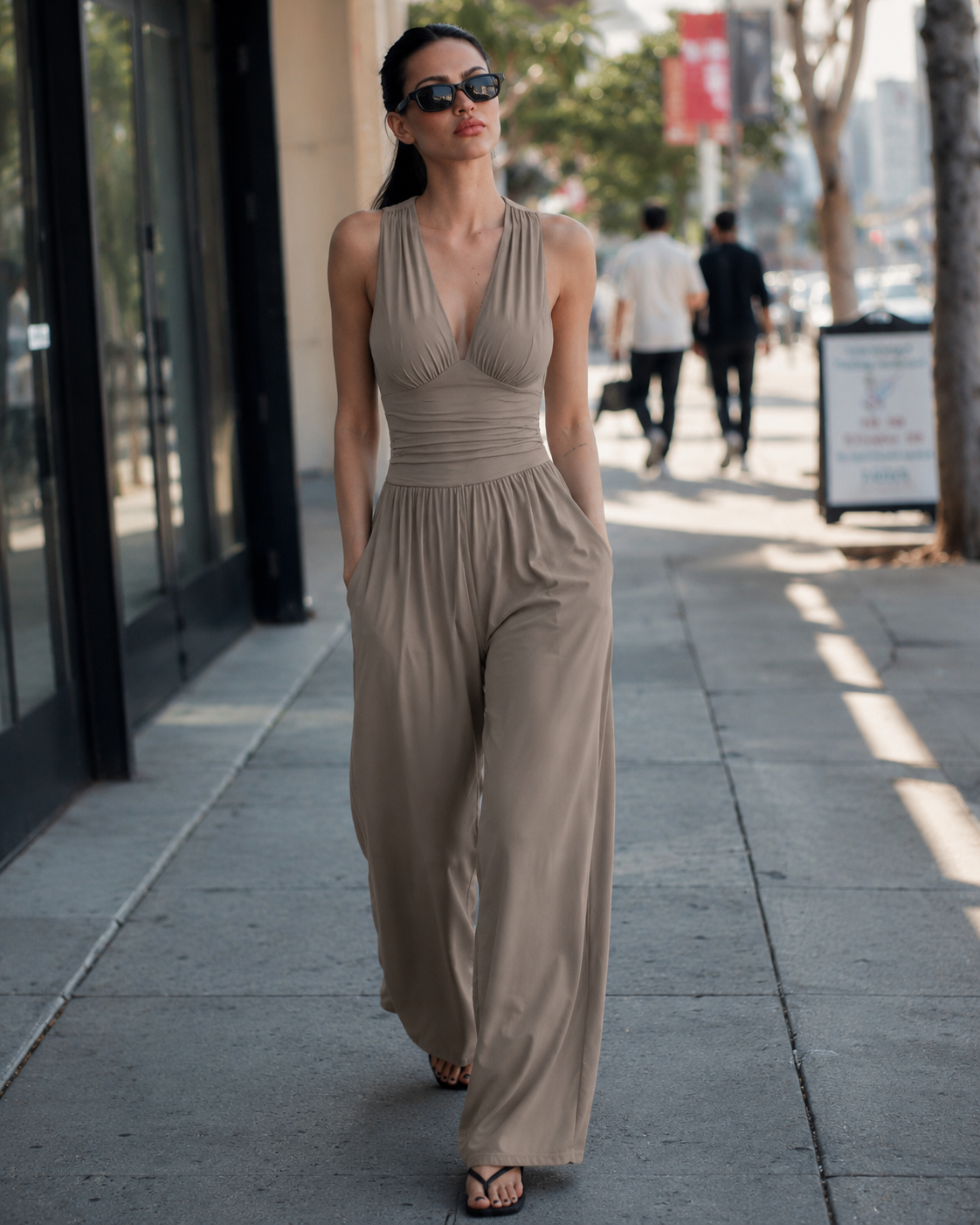 Combinaison Pantalon Drapée