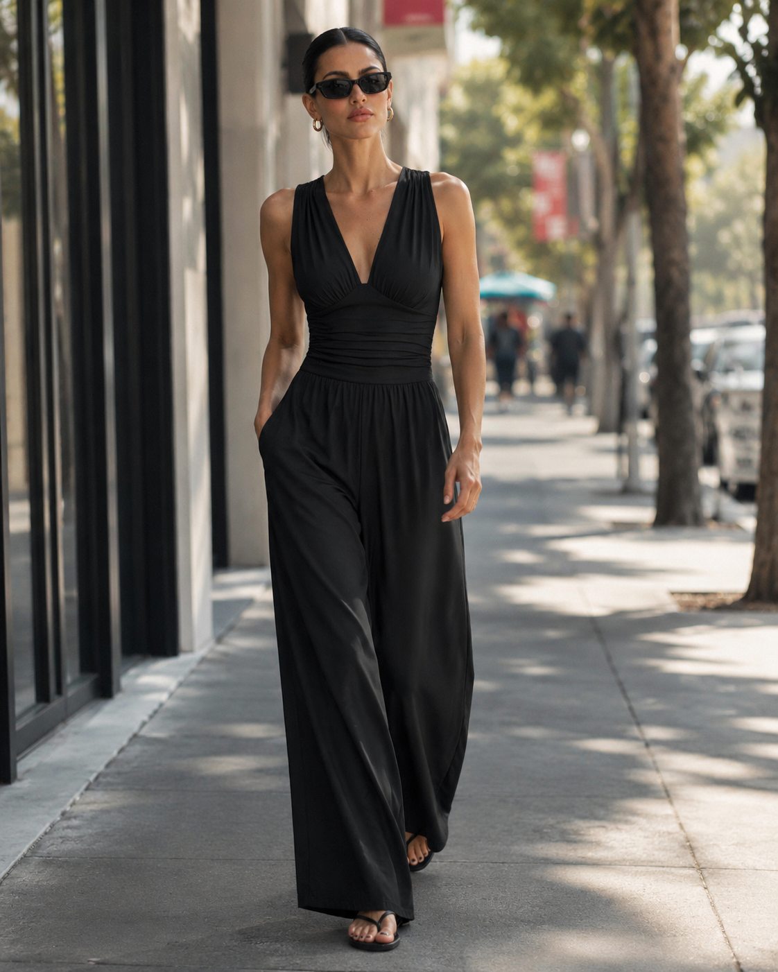 Combinaison Pantalon Drapée
