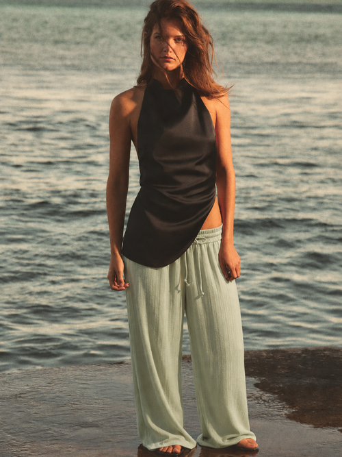 Pantalon Taille Haute